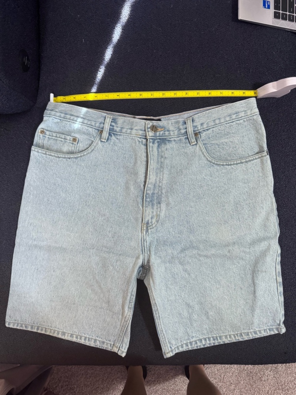Light Blue Denim Men's Shorts
